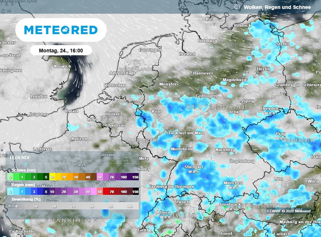 Schauerwetter, Montag Schauerwetter, Montag
