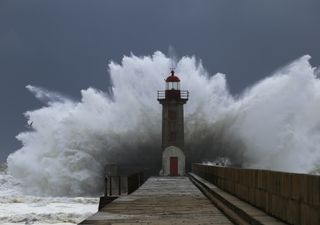 Tempestade Amelie afeta a Península Ibérica e França