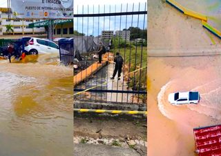 Tempestade causa alagamentos e destrói edifícios em Manaus