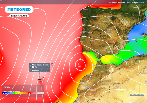 Tempestade Emilia traz precipitação e ondulação forte. Aviso laranja em 10 distritos em Portugal e vermelho na Madeira