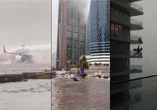 Tempestade histórica cria cenário caótico e surreal em Dubai, causando grandes transtornos!