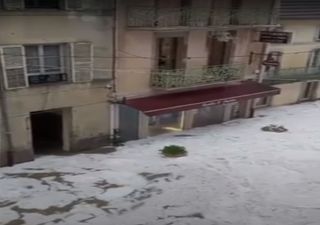 Forte tempestade de granizo atinge o nordeste da França