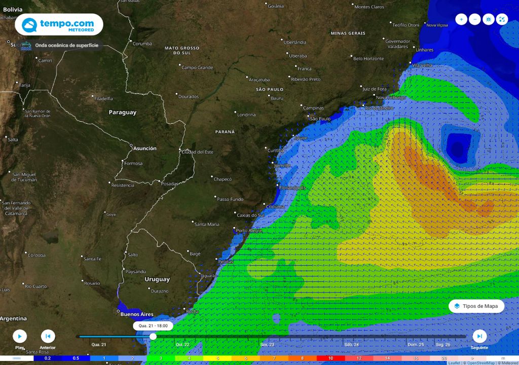 ressaca, tempestade Potira