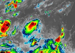 Tempestade tropical Nuri avança em direção à China