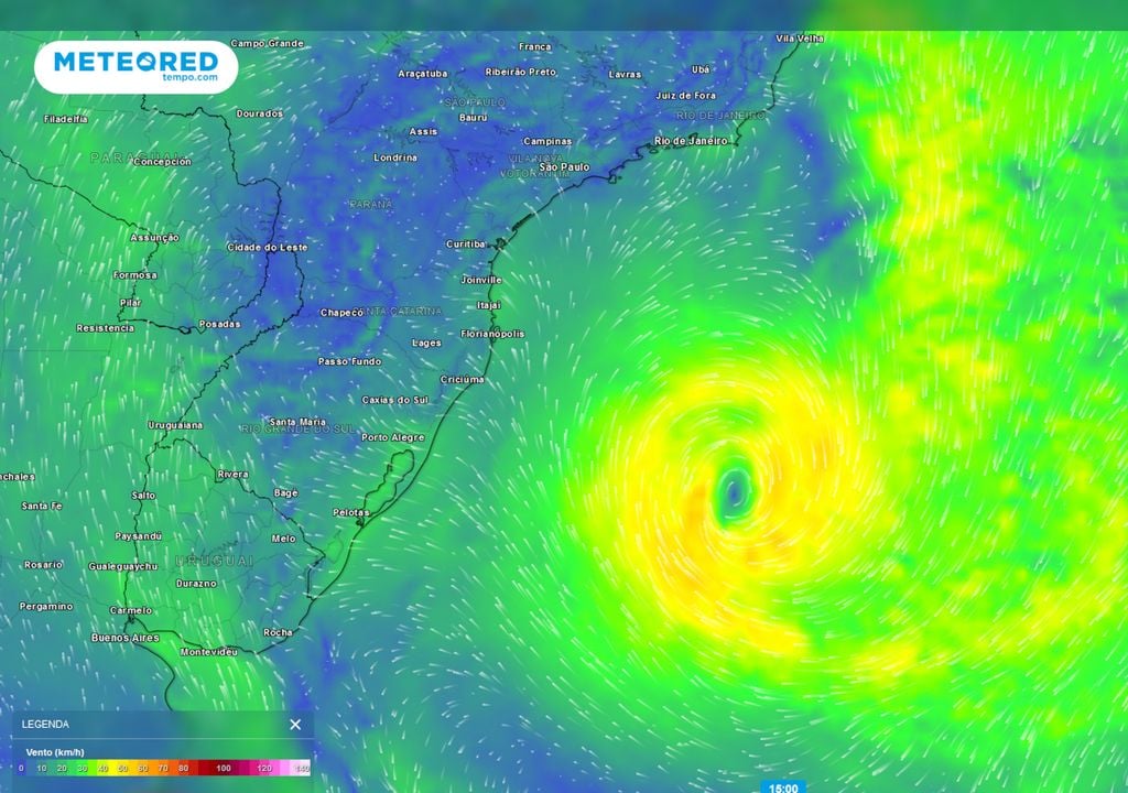 A “Tempestade Tropical Akara” deve seguir se deslocando em direção sul. A “Tempestade Tropical Akara” deve seguir se deslocando em direção sul.