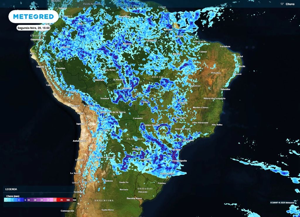 alerta de chuvas intensas e de tempestades