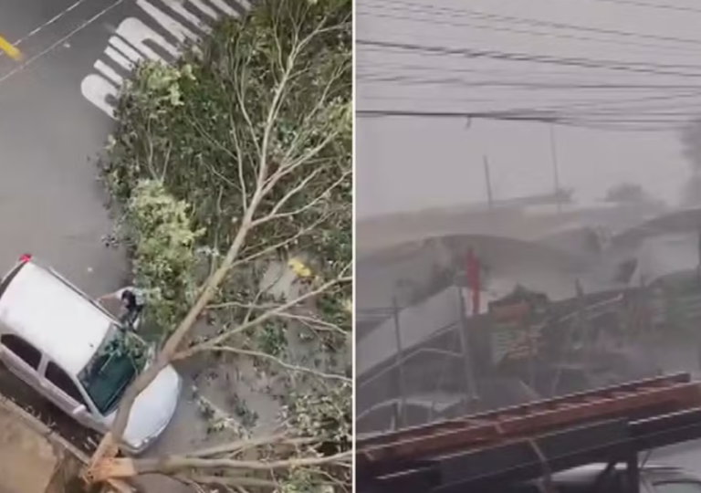 Tempestades severas e vendavais atingiram cidades do Sudeste e Centro-Oeste na &uacute;ltima ter&ccedil;a-feira, 30; veja imagens
