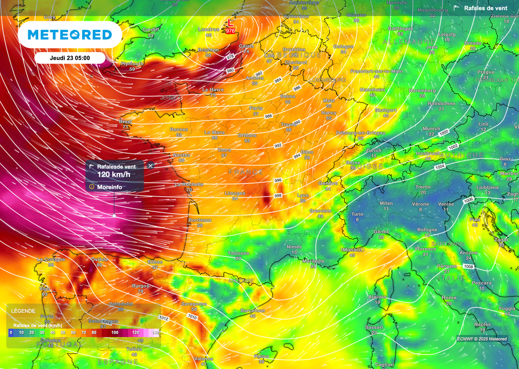 Un vent déjà bien présent en début de matinée. Un vent déjà bien présent en début de matinée.