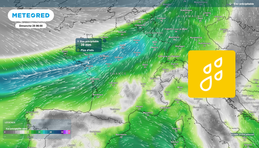 Temp&ecirc;te Boelo : 40 mm de pluie en France, un front froid va traverser le pays d'ouest en est, voici les horaires cl&eacute;s