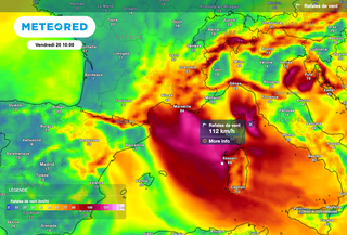 Tempête Dionisio en Corse : alerte aux violentes rafales de vent dans le sud-est de la France !