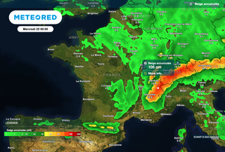 Tempête Enol : Météo-France place 6 départements en vigilance orange. Nos cartes confirment la tempête et la neige !