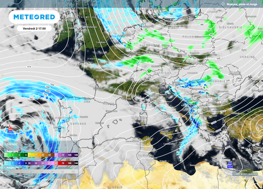 Temp&ecirc;te Francis sur la p&eacute;ninsule ib&eacute;rique : pluie, neige, temp&eacute;ratures, quels impacts sur la m&eacute;t&eacute;o en France ?