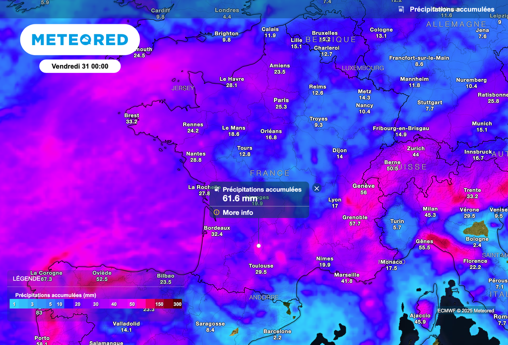 Des précipitations importantes attendues au cours des prochaines heures ! Des précipitations importantes attendues au cours des prochaines heures !