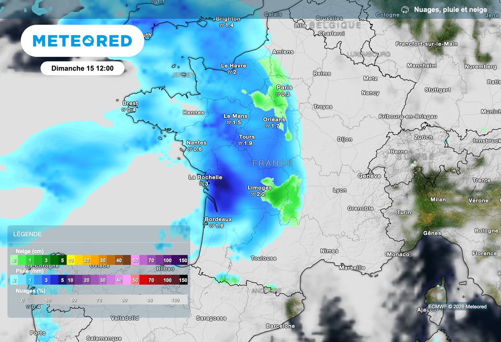 Des chutes de neige attendues demain matin en région parisienne.