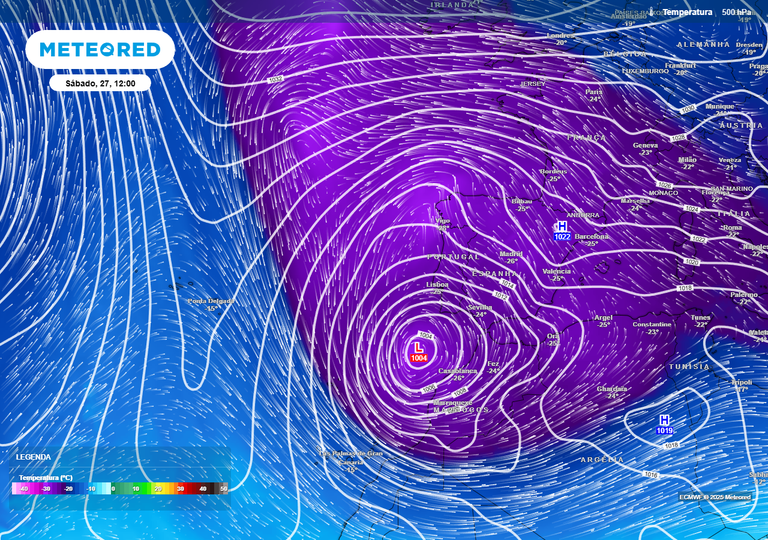 Tempo at&eacute; domingo 28: frio intenso antecede o regresso da chuva, neve, granizo e trovoada a estas regi&otilde;es de Portugal