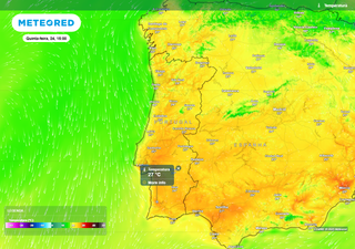 Tempo em Portugal até sexta-feira, 25 de abril: noites frias e calor diurno até 10 ºC acima da média nestas regiões