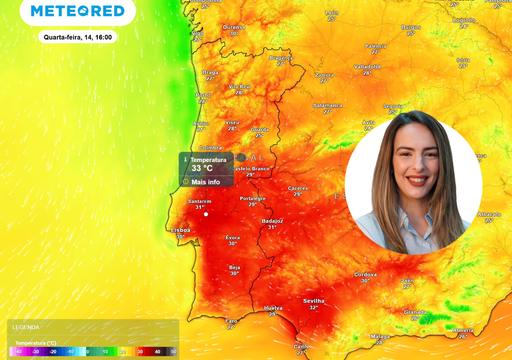 Tempo em Portugal esta semana: valores at&eacute; 33 &ordm;C e chuva "&agrave; vista"; eis a previs&atilde;o para os pr&oacute;ximos dias