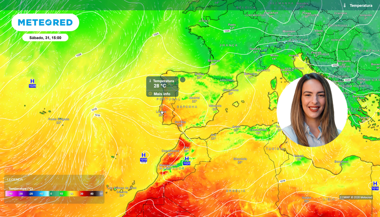 Tempo em Portugal esta semana: anticiclone mant&eacute;m estabilidade e temperaturas podem chegar aos 28 &ordm;C no final de outubro