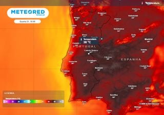 Tempo em Portugal esta semana: temperaturas de até 39 ºC e possibilidade de precipitação fraca nestas zonas