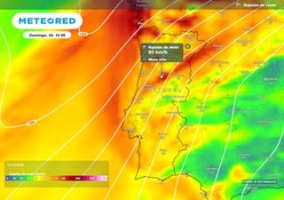 Tempo em Portugal este fim de semana: tréguas pós-Caetano serão curtas. No domingo a chuva voltará forte a estas zonas