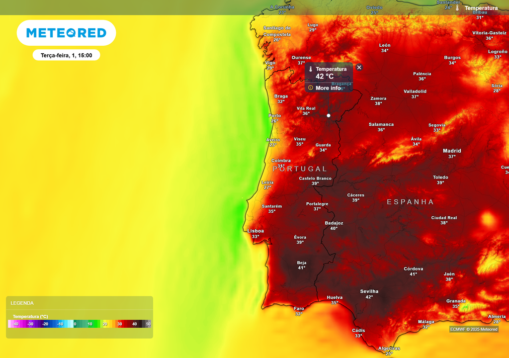 temperatura do ar à superfície temperatura do ar à superfície