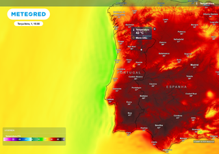 Tempo em Portugal: mapas da Meteored insistem em dias quentes para esta semana, com algumas zonas mais frescas