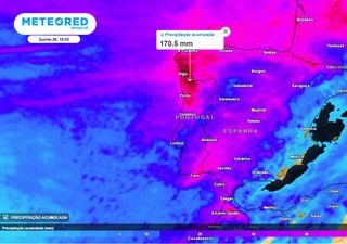 Tempo em Portugal na próxima semana: após Bernard, vem aí sequência de frentes que deixará chuva e vento nestas regiões