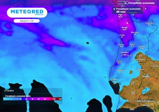 Tempo em Portugal na próxima semana: grande contraste térmico entre Norte e Sul e chuva abundante nestes distritos