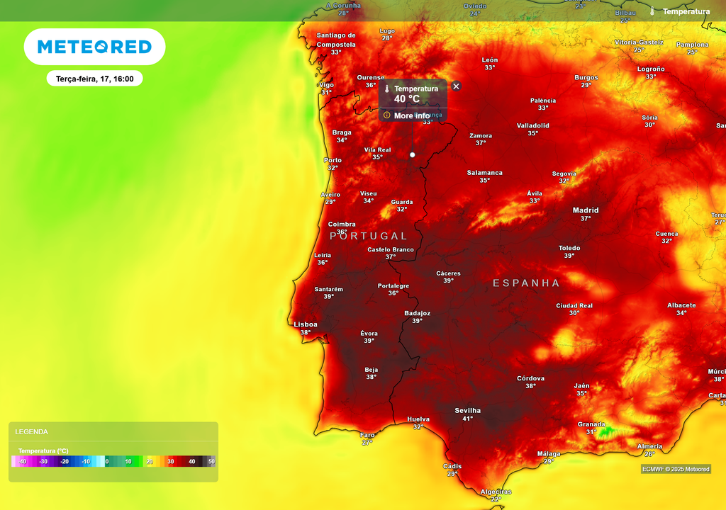temperatura do ar à superfície temperatura do ar à superfície