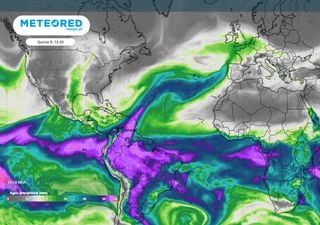 Tempo em Portugal na próxima semana: um grande rio atmosférico de humidade vai intensificar a chuva prevista