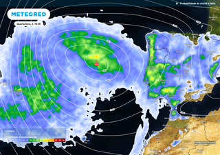 Tempo em Portugal na próxima semana: uma nova depressão trará chuva a partir de terça-feira até ao final da semana
