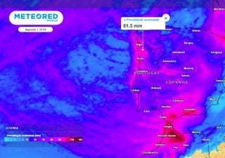 Tempo em Portugal no fim de semana da Páscoa: o temporal de chuva e neve associado à Depressão Nelson vai agravar-se