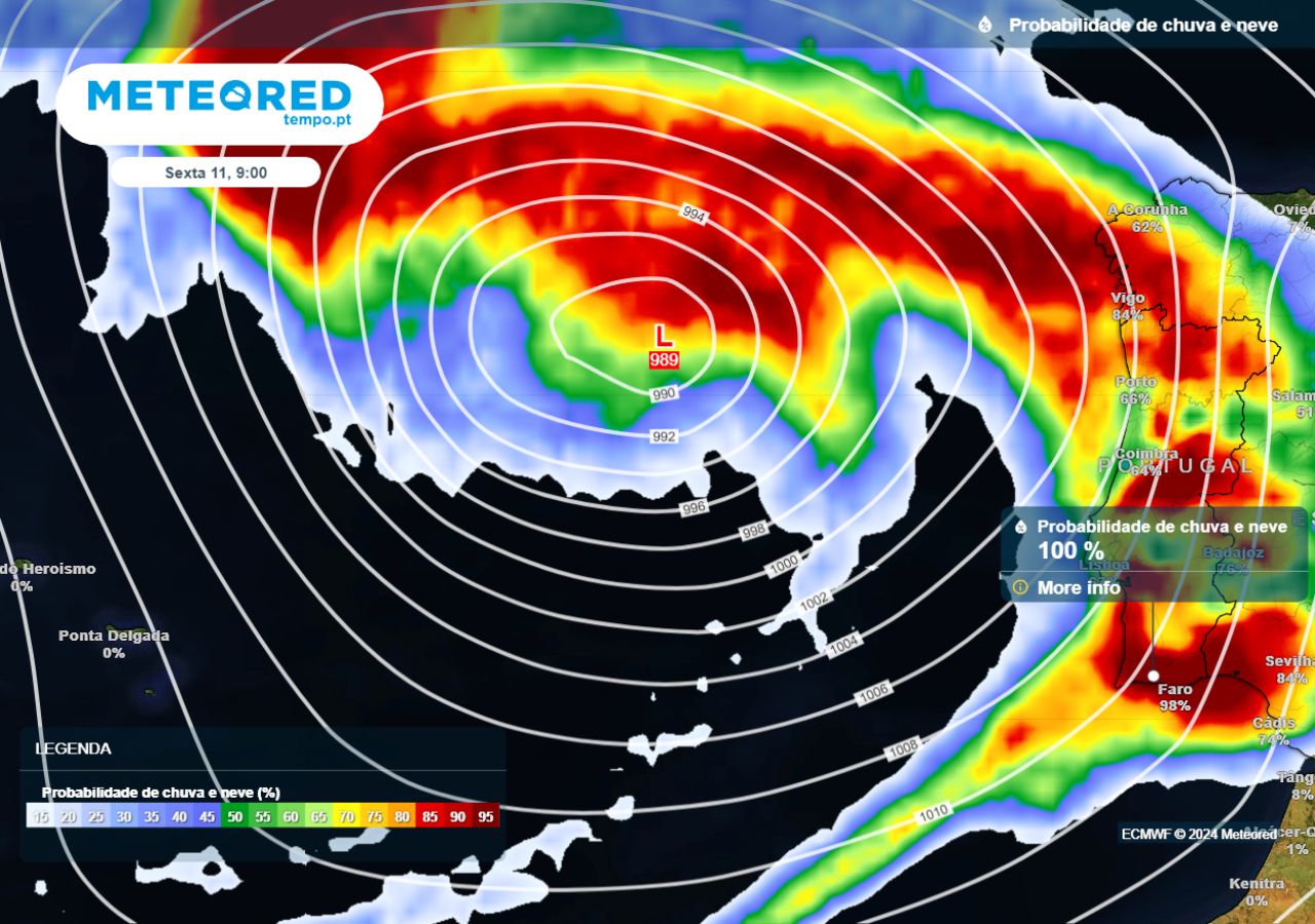 Weekend Weather Alert: New Storm Brings Heavy Rain and Thunder to Portugal, Algarve on Orange Alert