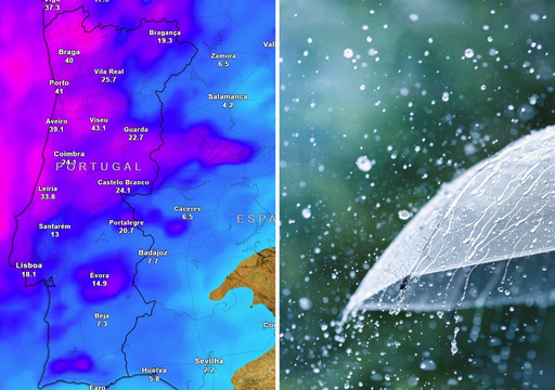 Tempo em Portugal para a &uacute;ltima semana de agosto: uma nova frente poder&aacute; trazer mais chuva a partir de quarta-feira 26