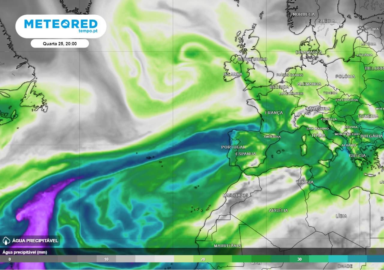 Tempo Esta Semana Em Portugal Um Rio Atmosf Rico Atingir O Pa S E