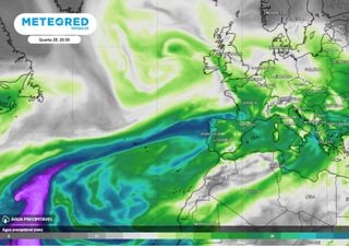 Tempo esta semana em Portugal: um rio atmosférico atingirá o país e prevê-se chuva forte para estas regiões