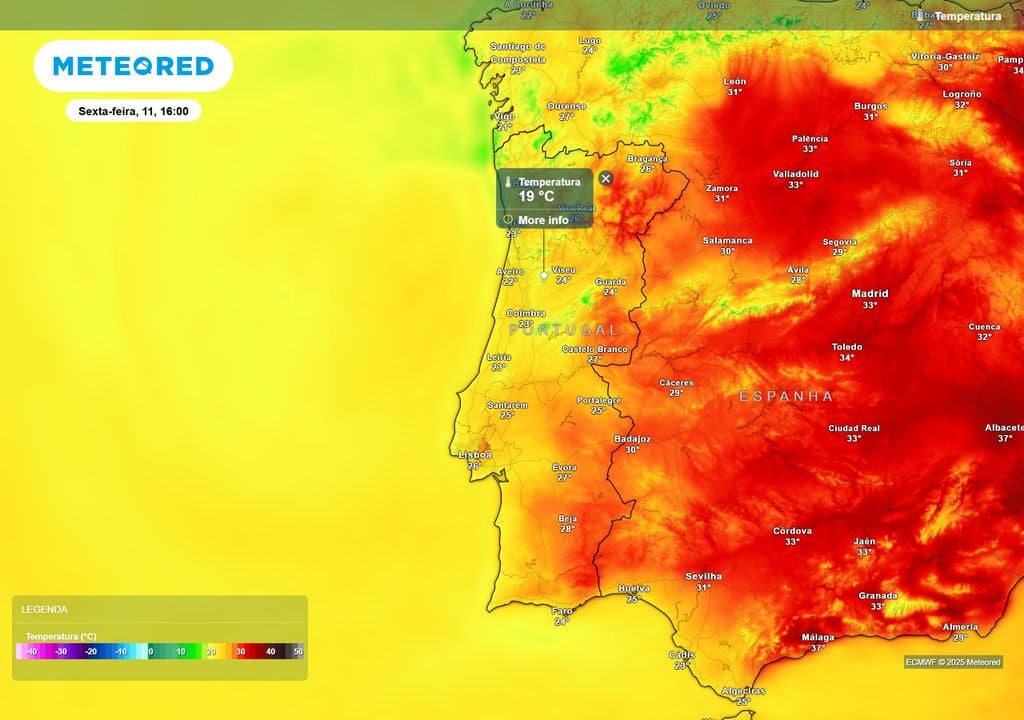 temperatura do ar à superfície temperatura do ar à superfície