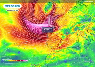 Tempo hoje com avisos laranja e vermelho devido à tempestade Herminia. Na quarta outra depressão chegará a Portugal