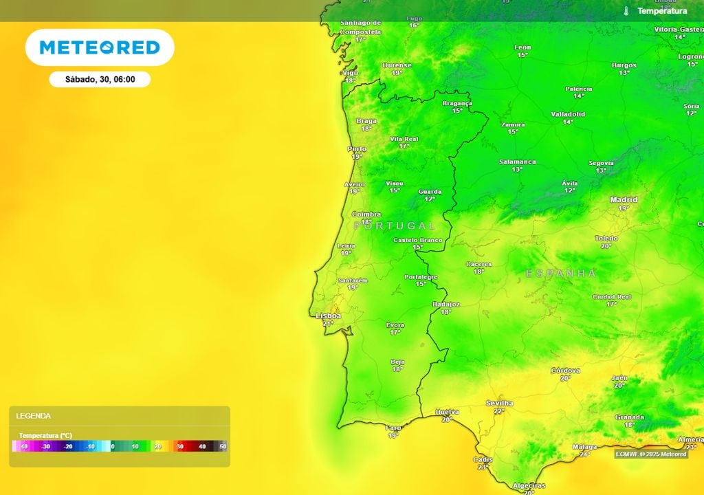 Temperaturas mínimas Temperaturas mínimas