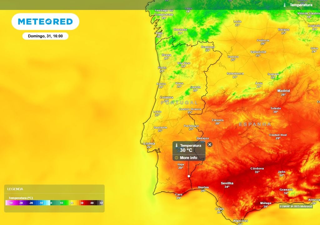 Temperaturas máximas Temperaturas máximas