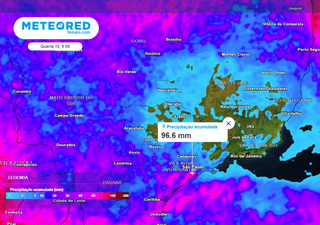 O tempo no Sudeste: duas frentes frias passam pela região e geram chuva e até leve frio nos próximos dias