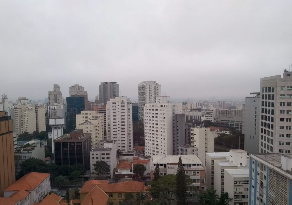 nublado e frio, São Paulo
