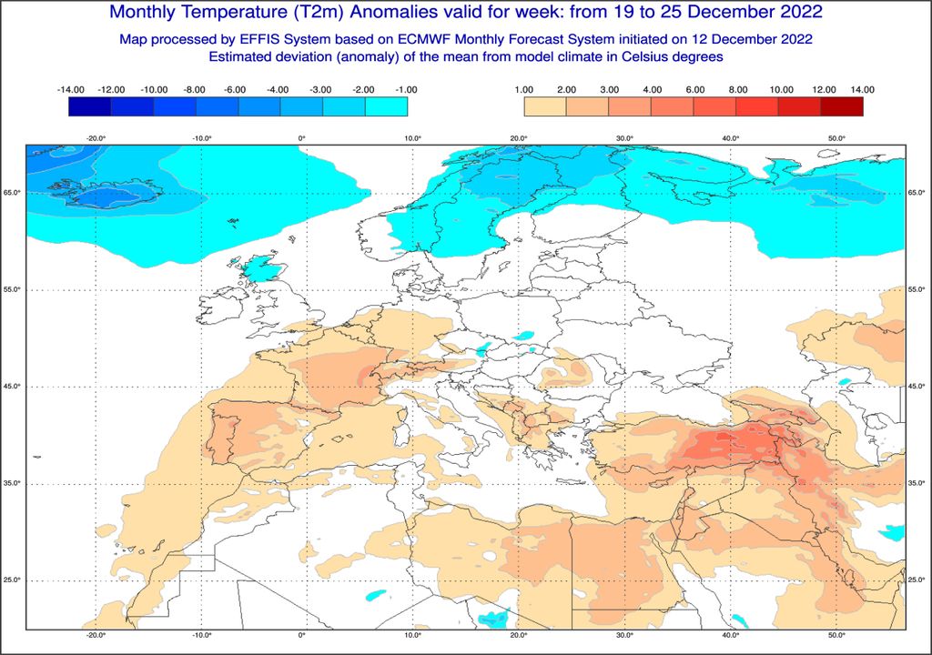 temperature anomaly;  Christmas;  time;  meteorology;  Portugal