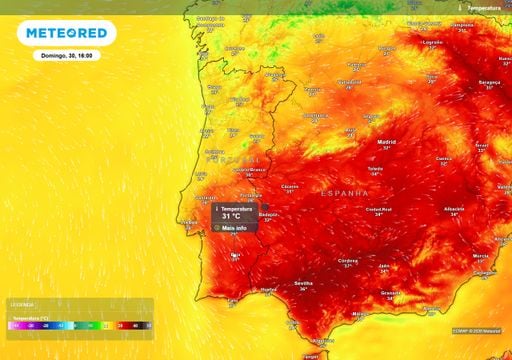 Tempo para o &uacute;ltimo fim de semana de agosto: temperaturas sobem e estas 2 cidades voltam a ultrapassar os 30 &ordm;C