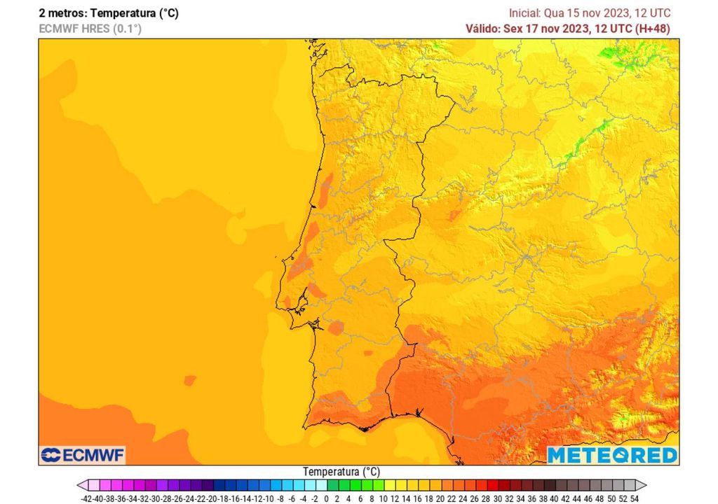previsão do tempo; temperaturas; verão de São Martinho previsão do tempo; temperaturas; verão de São Martinho