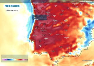 Tempo seco e temperaturas elevadas persistem no continente, enquanto Açores regista precipitação entre segunda e quarta