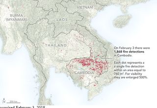 Temporada de fuegos en el sudeste de Asia