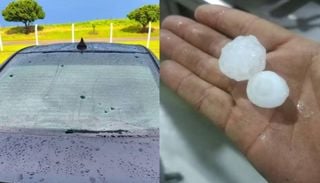 Temporais e granizo causam alagamentos e estragos em cidades do interior de SP
