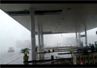 Temporal assusta moradores no estado do Rio de Janeiro