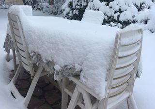 La nieve ya cae con fuerza... pero la situación se complicará más